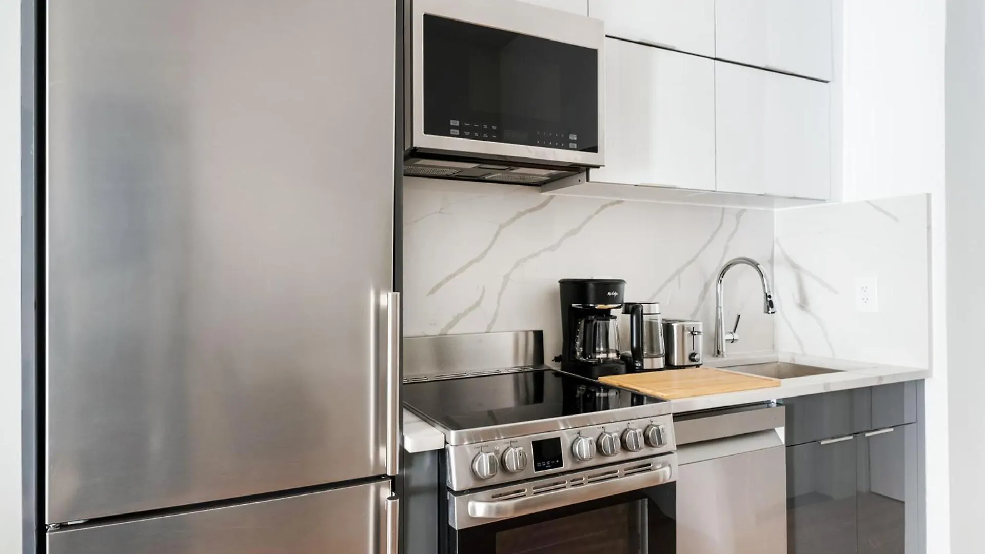 公寓 319-B Sleek Modern 1Br W Outdoor Space Union Square Wd In Unit 纽约