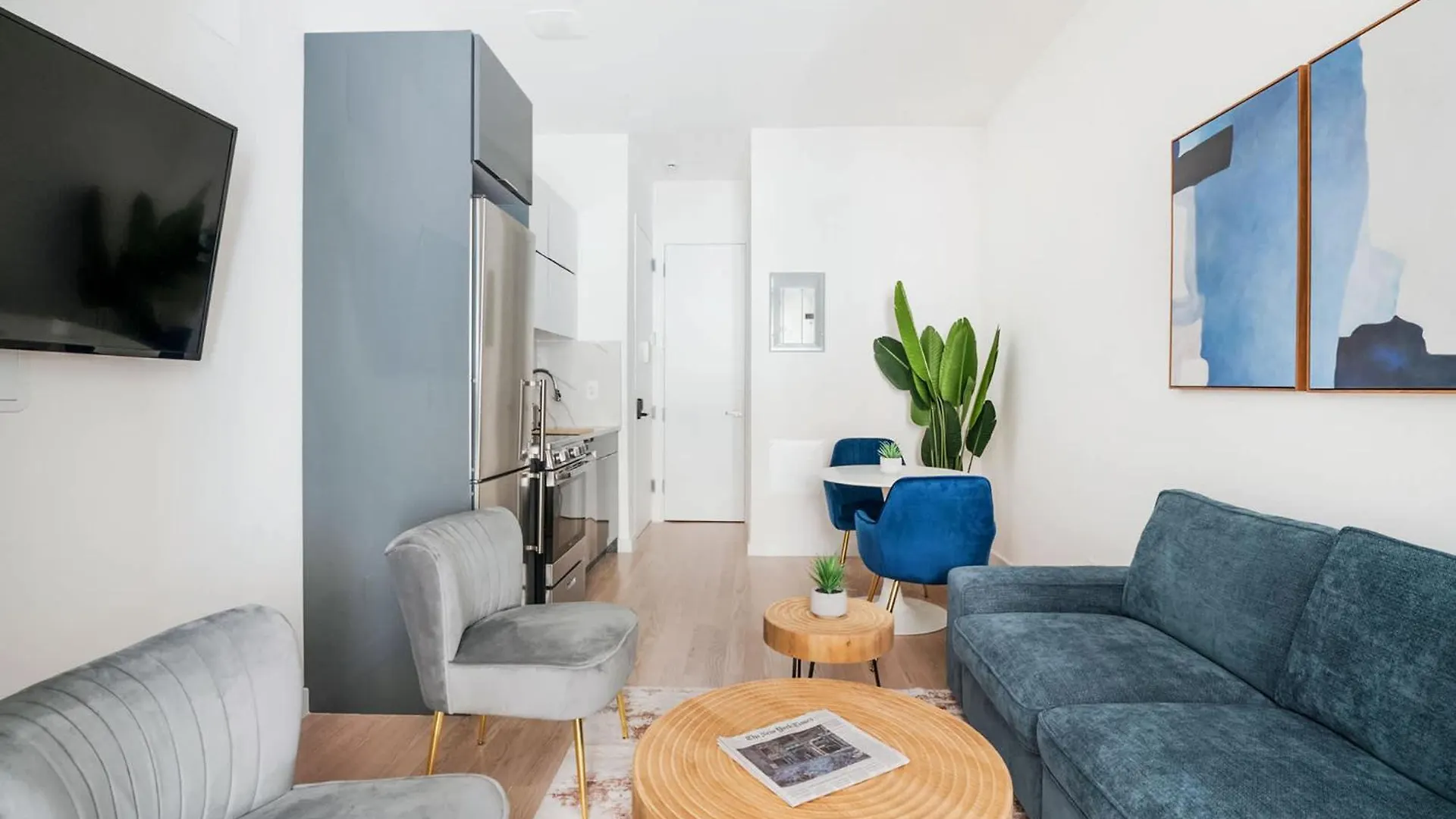 319-B Sleek Modern 1Br W Outdoor Space Union Square Wd In Unit New York Stati Uniti